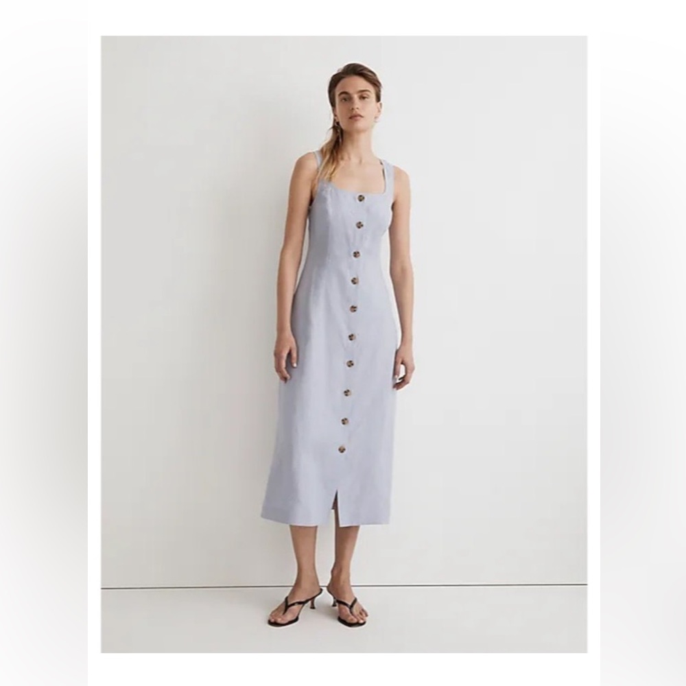 Madewell 100% Linen Dress